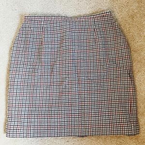 Plaid Mini Skirt